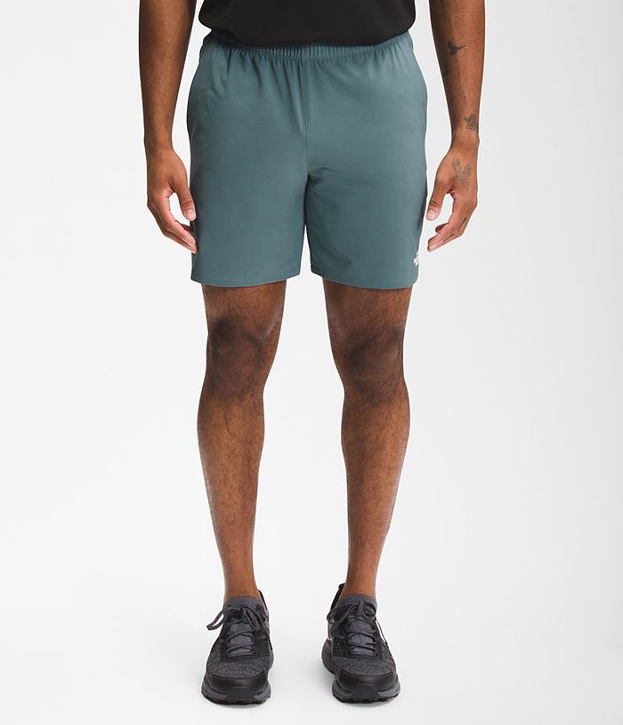 The North Face Shorts Wander Blue - Mens - Thailand LPFHY-7985